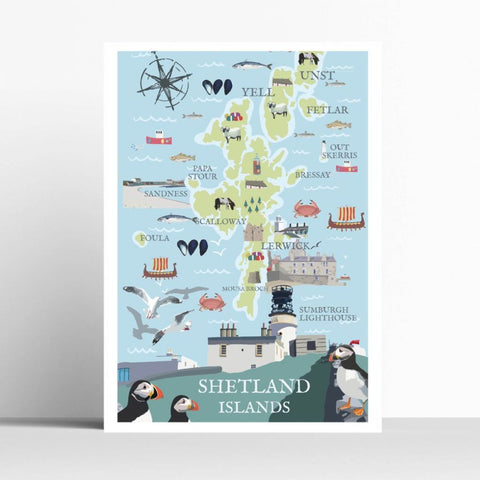 BOYNS164:Shetland map