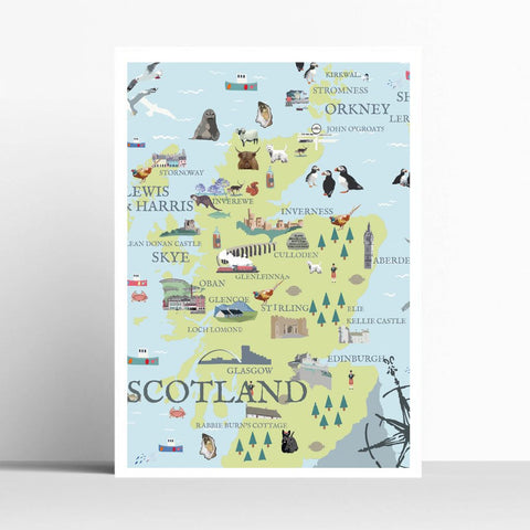 BOYNS161:Scotland map