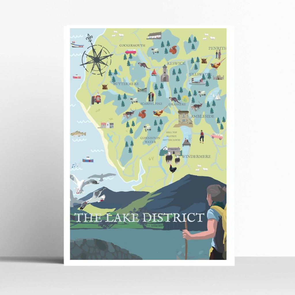 BOYNS143 : The Lake District map