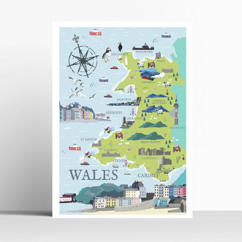 BOYNS127:Wales map