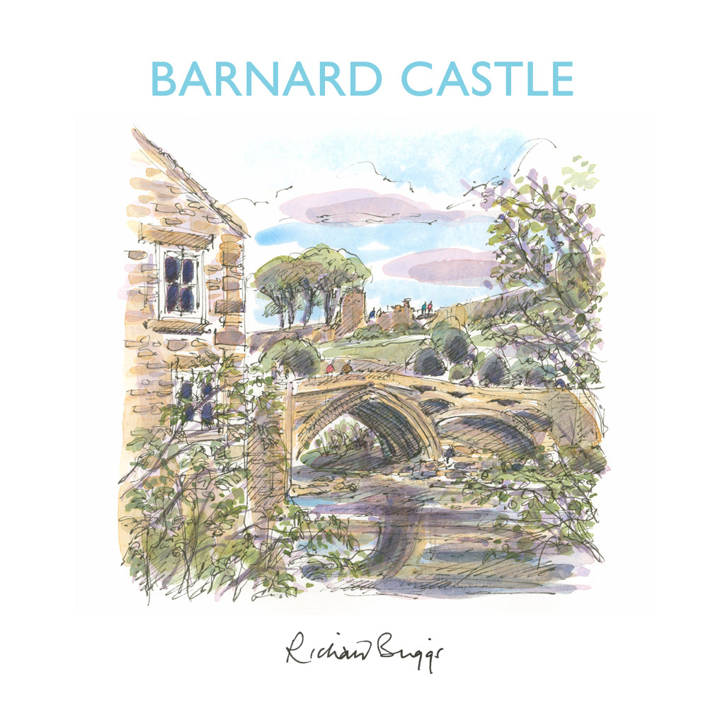 BRI256: Barnard Castle Across the River Tees towards Barnard Castle