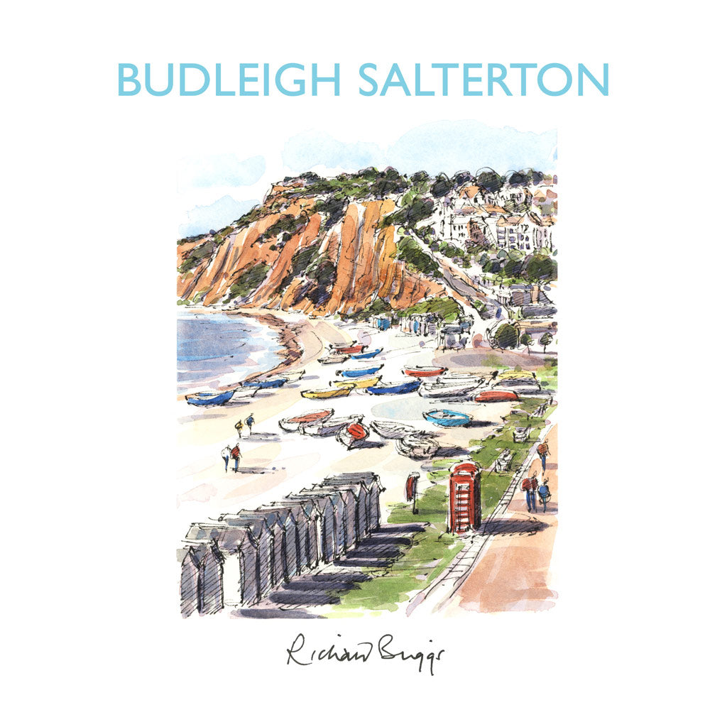 BRI268: Budleigh Salterton Overlooking beach huts and boats