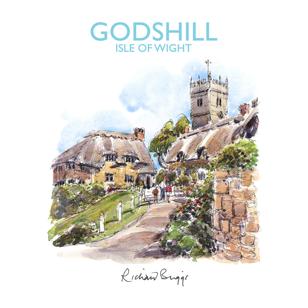 BRI295: I of W Beautiful Godshill, Isle of Wight