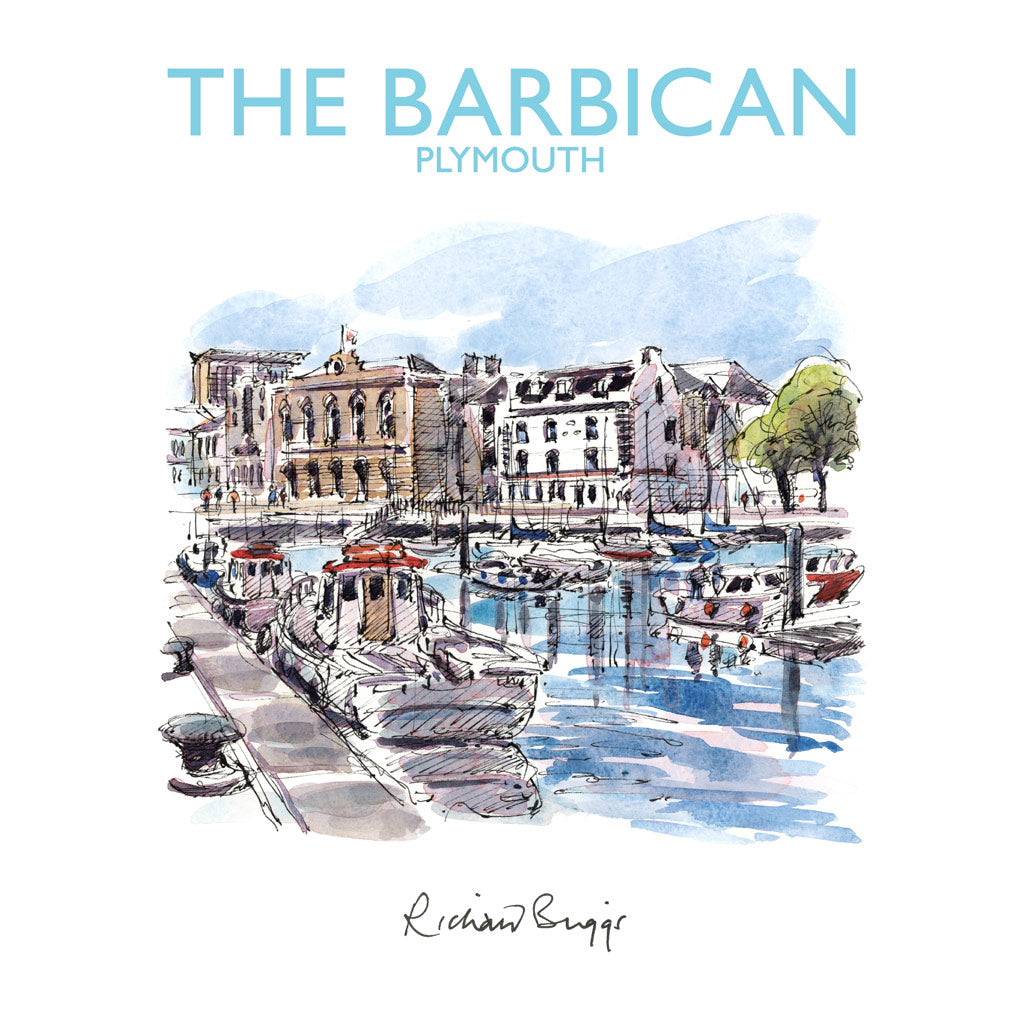 BRI333: Plymouth Boats tied up in the Barbican, Plymouth