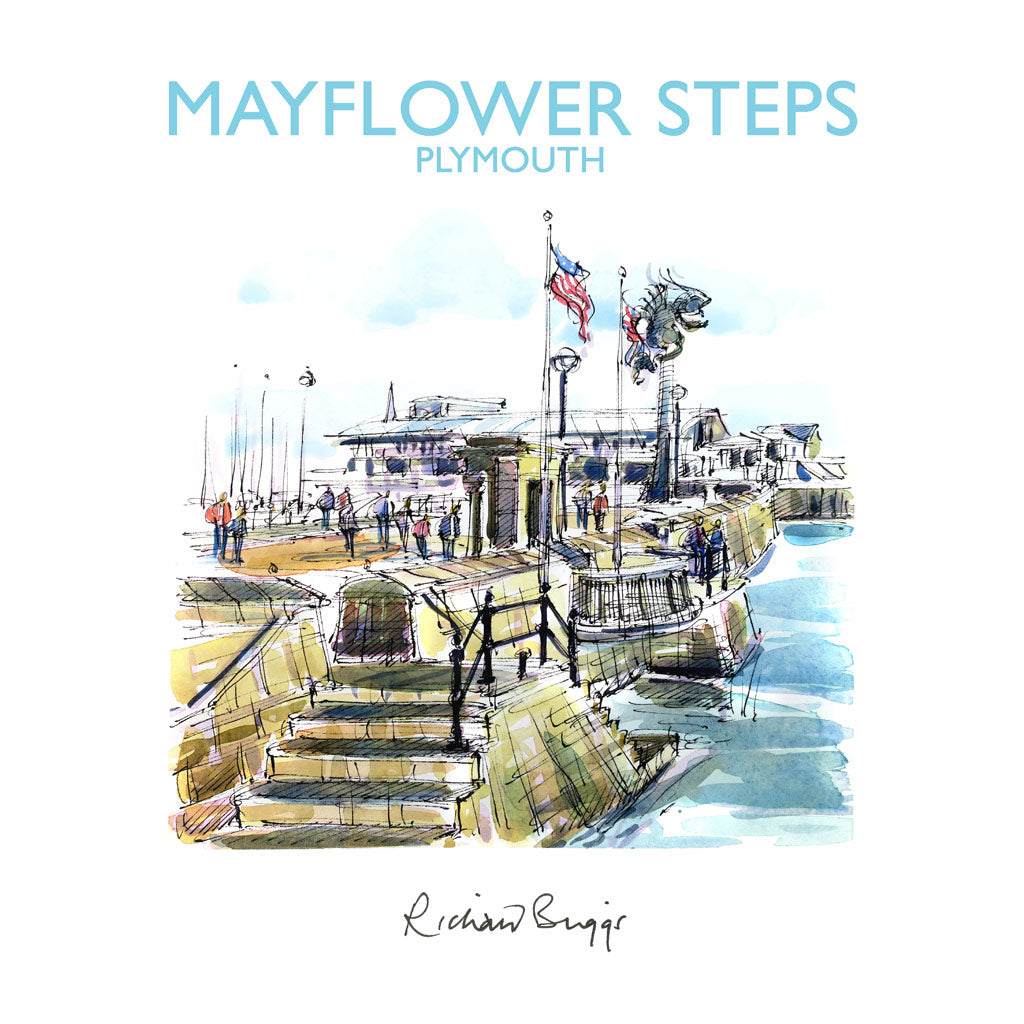BRI334: Plymouth Mayflower Steps, Plymouth