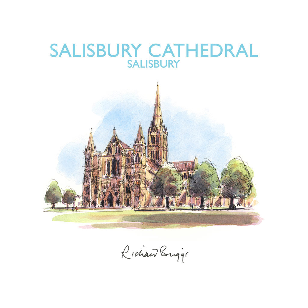 BRI339: Salisbury Towards the West Front, Salisbury Cathedral