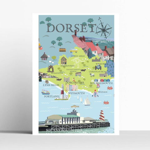BOYNS229:Dorset Map