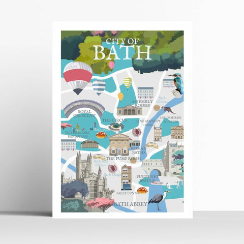BOYNS348:City of Bath Map
