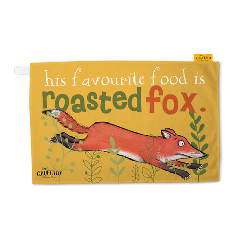 Celebrate 25 Years with the Gruffalo & fox Tea Towel!