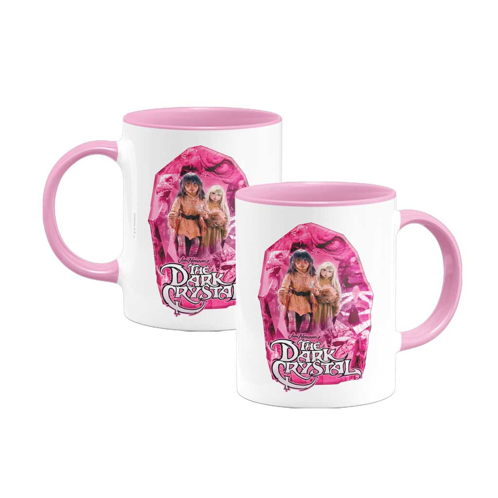 Crystal of Truth - The Dark Crystal Coloured Mug Pink