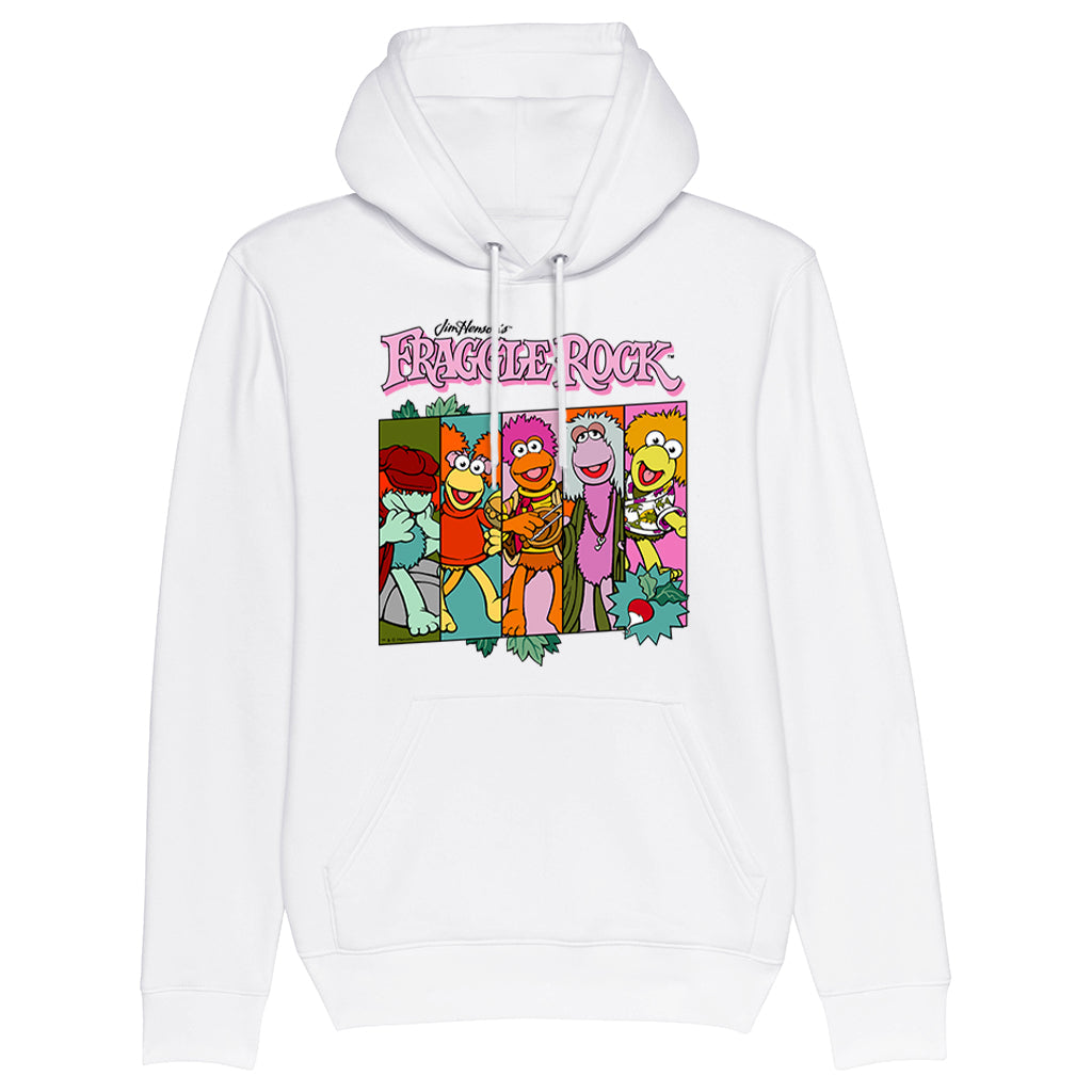 Fraggle Rock Classic Hoodie White