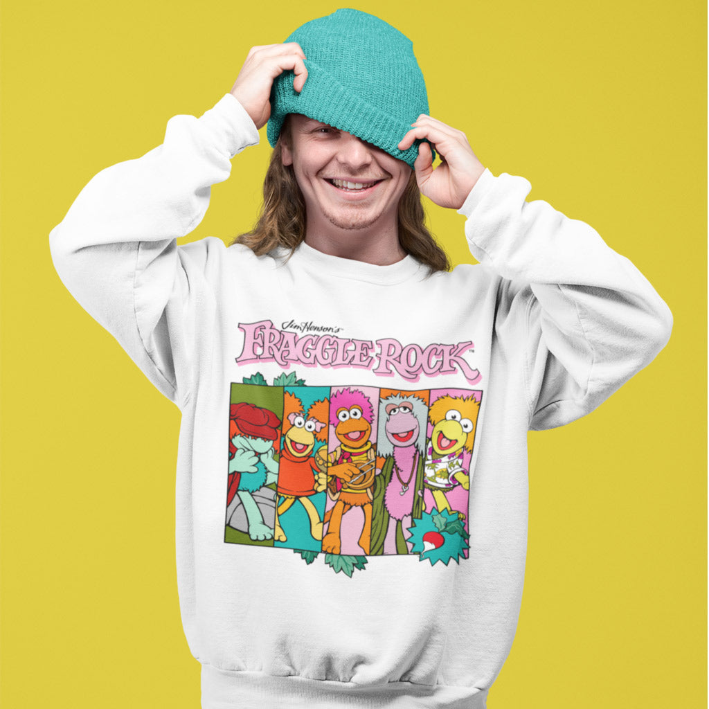 Fraggle Rock Classic Sweatshirt White
