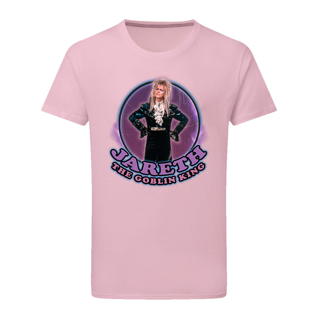 King Jareth - Labyrinth T-Shirt Light Pink