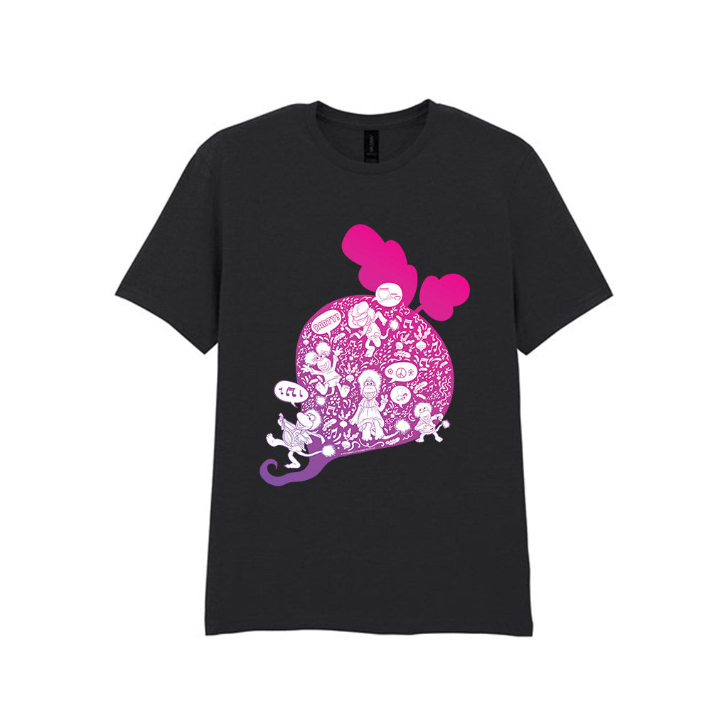 Party Doodle - Fraggle Rock T-Shirt Black