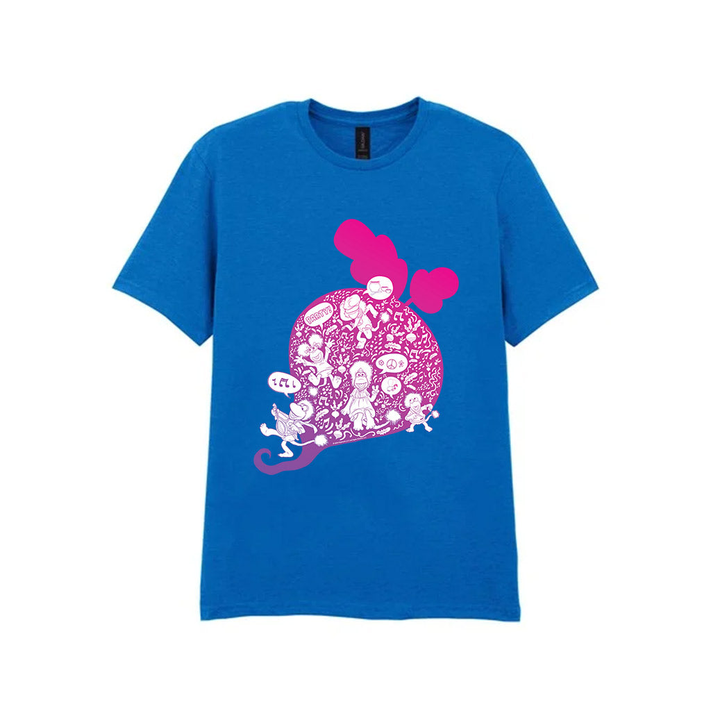 Party Doodle - Fraggle Rock T-Shirt Blue