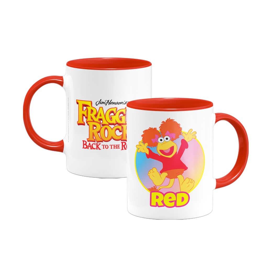Red - Fraggle Rock Coloured Mug