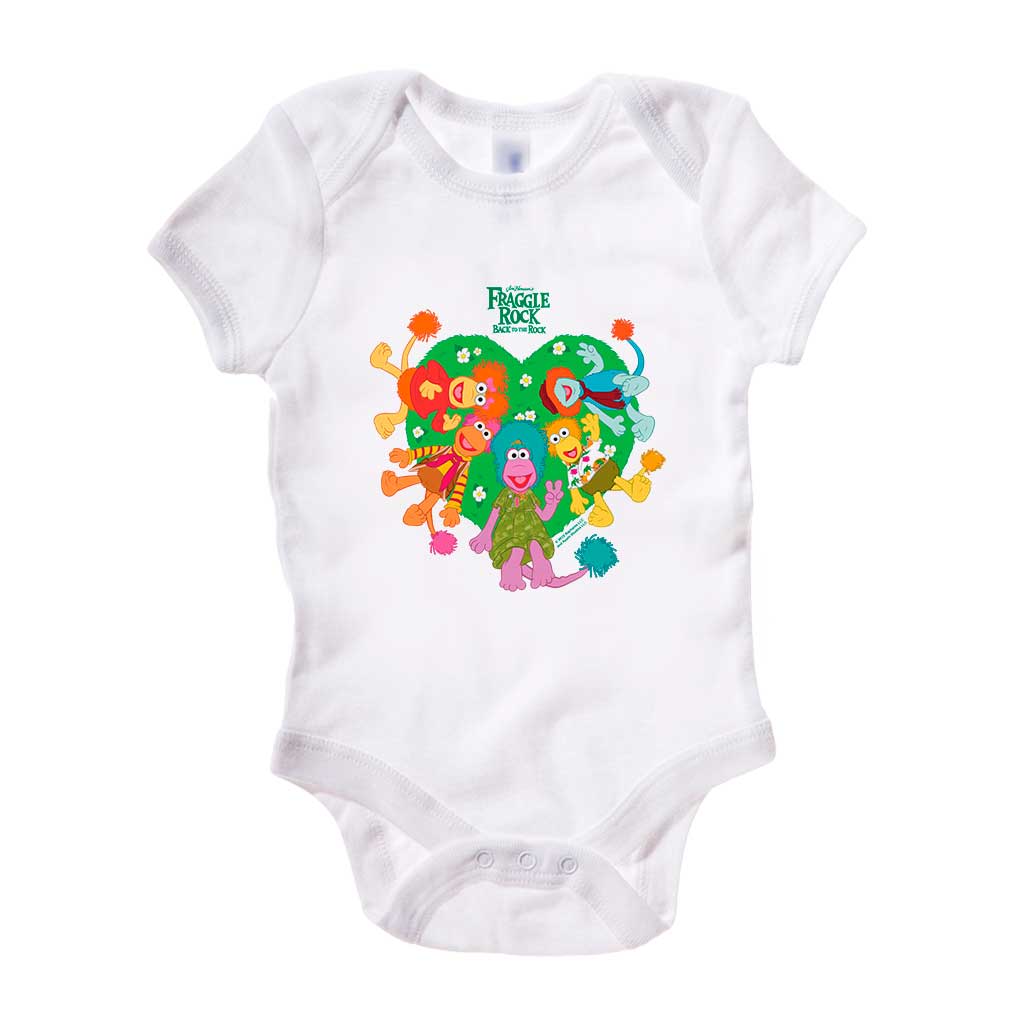 The Green Leafy Heart - Fraggle Rock Baby Grow