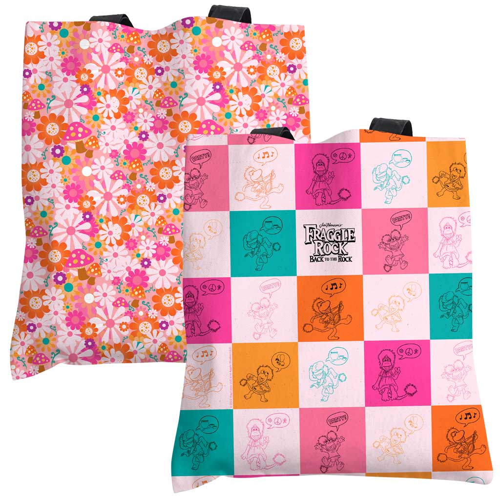 Colourful Checkered - Fraggle Rock Tote Bag