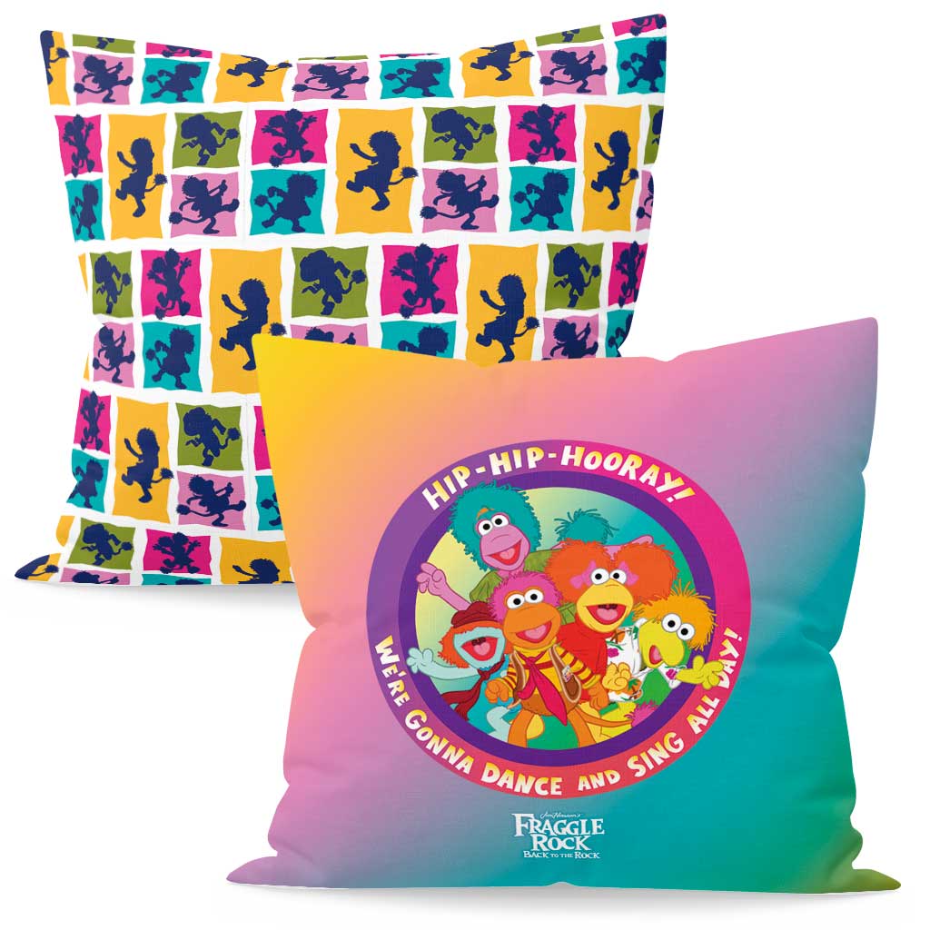 Dance Checkered - Fraggle Rock Cushion