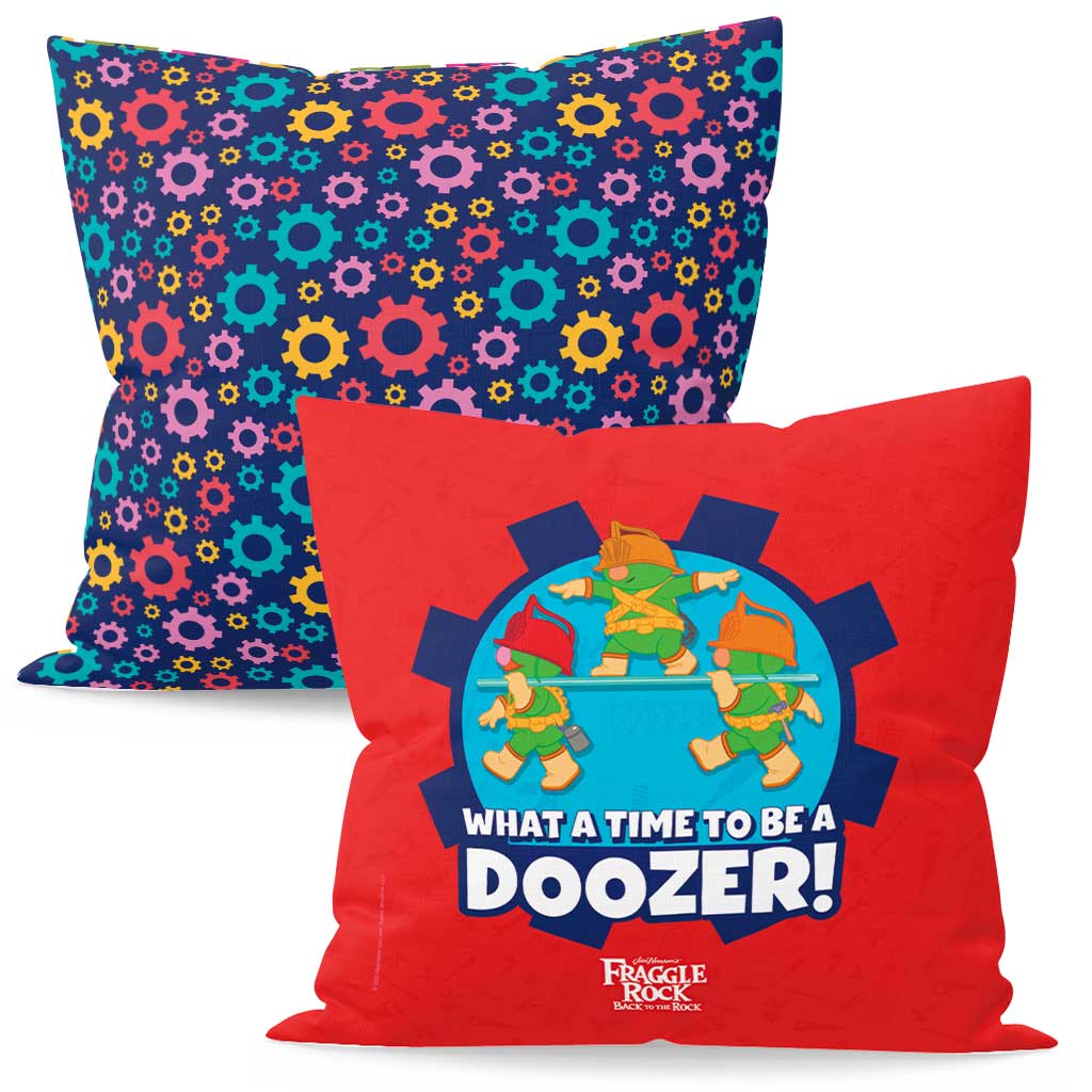What A Time To Be A Doozer - Fraggle Rock Cushion