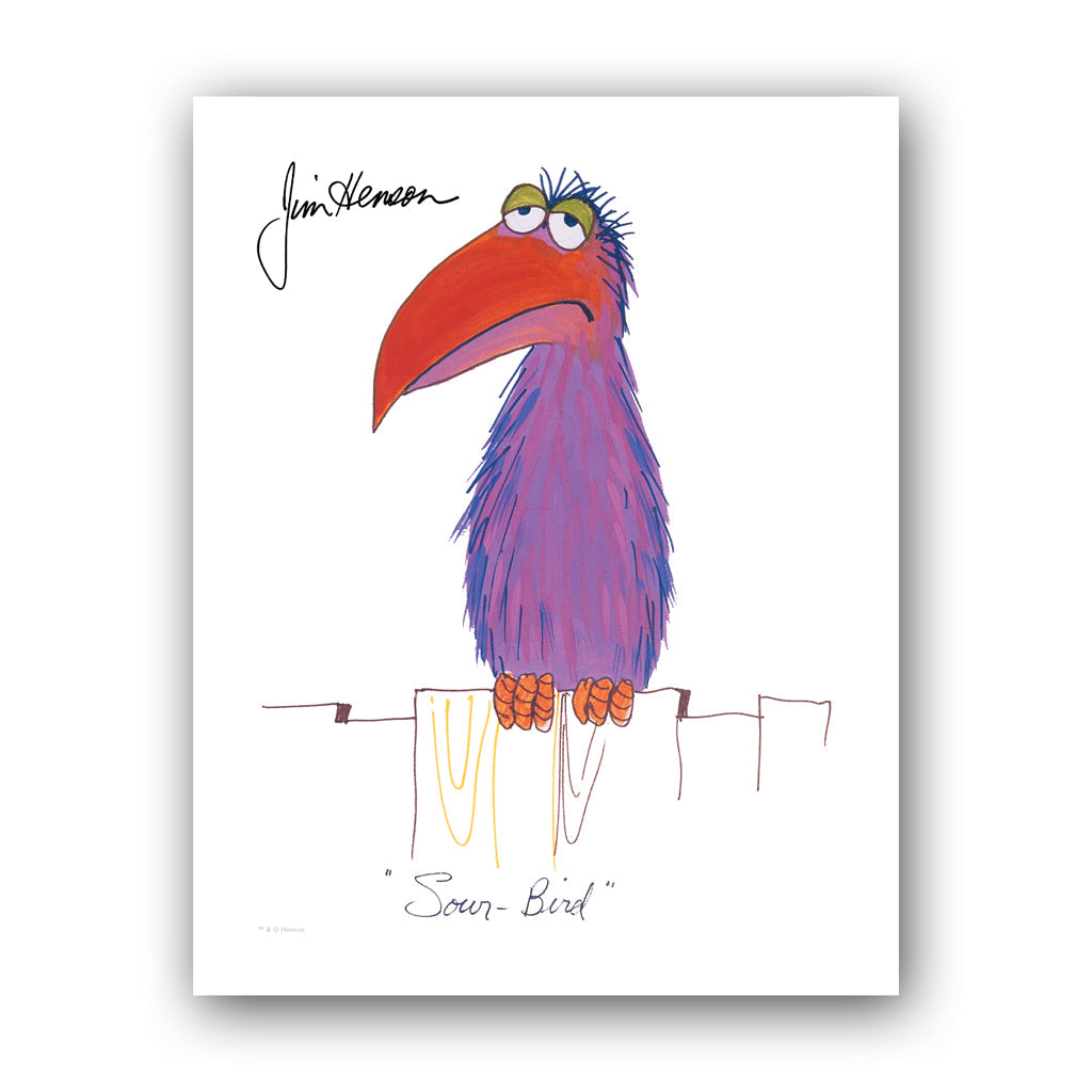 Sour Bird - Jim Henson's Signature Art Print