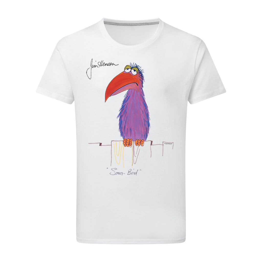 Sour Bird - Jim Henson's Signature T-Shirt White
