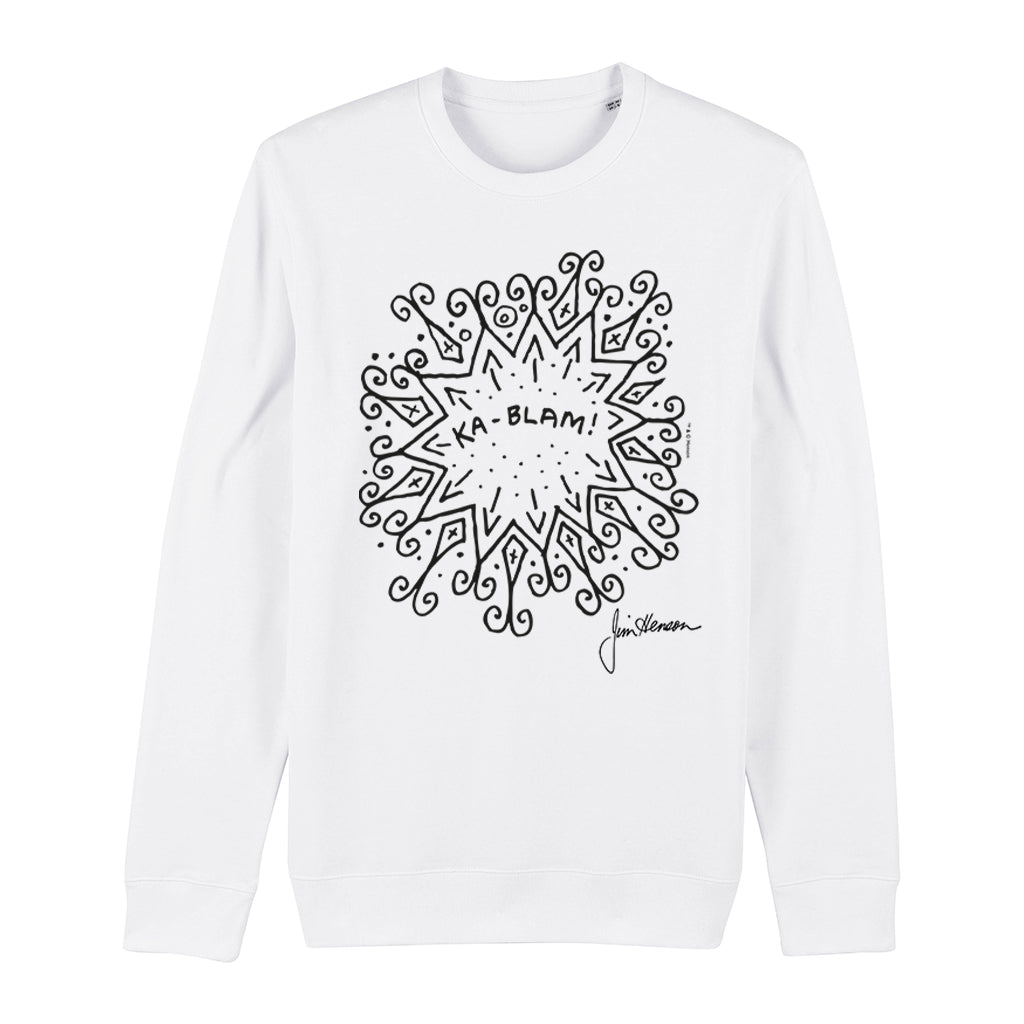Ka-Blam! - Jim Henson's Signature Sweatshirt White