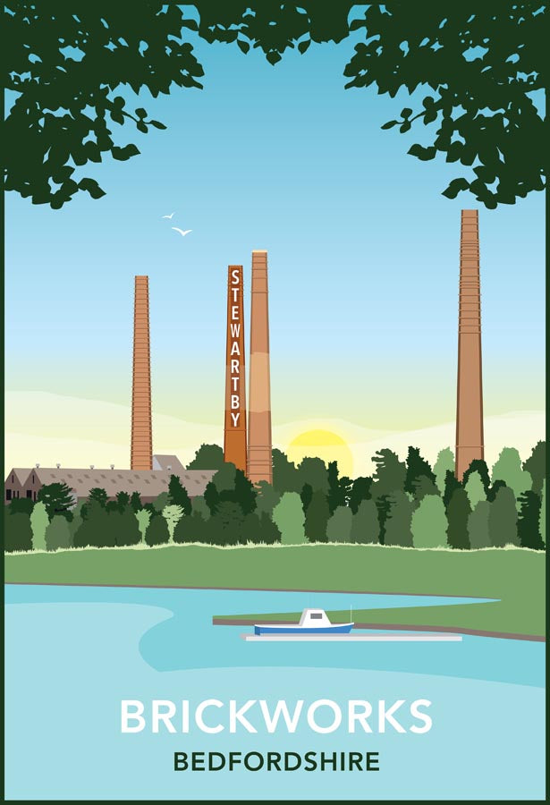 Stewartby Chimneys, Bedfordshire