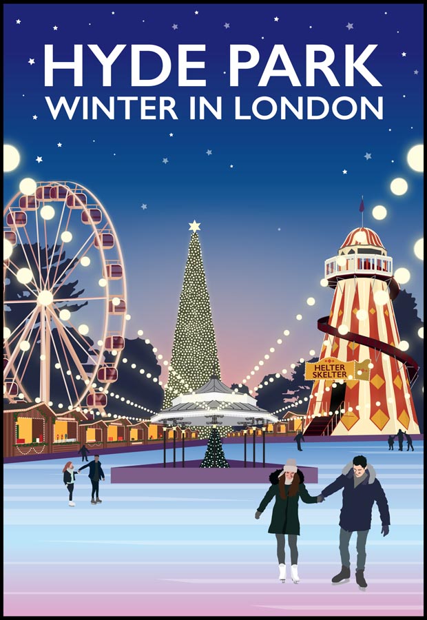 Hyde Park, Winter in London