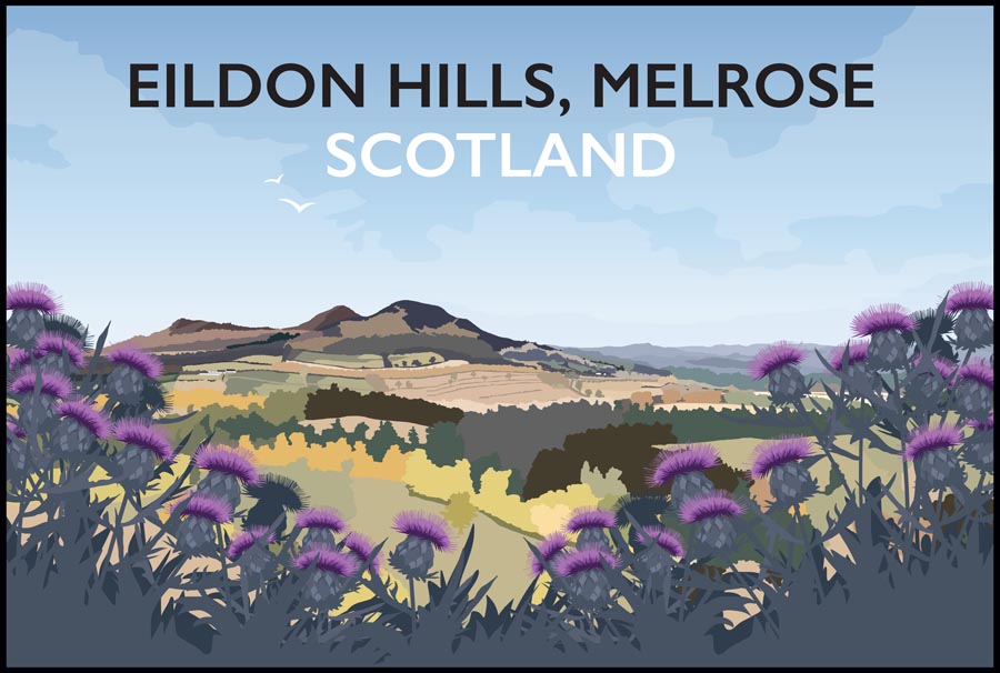Eildon Hills, Melrose, Scotland
