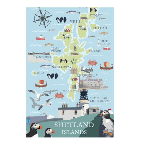 BOYNS164:Shetland map