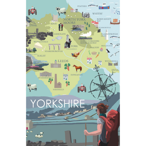 BOYNS129:Yorkshire map
