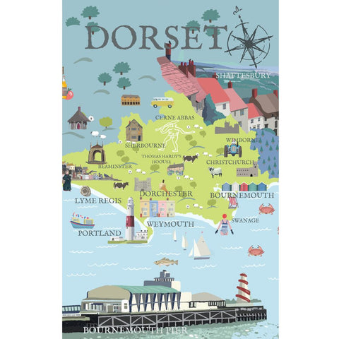 BOYNS229:Dorset Map