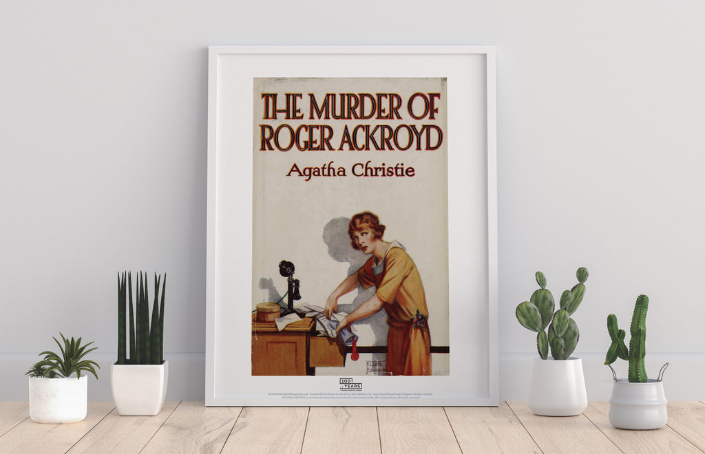Agatha Christie - The Murder Of Roger Ackroyd - Art Print