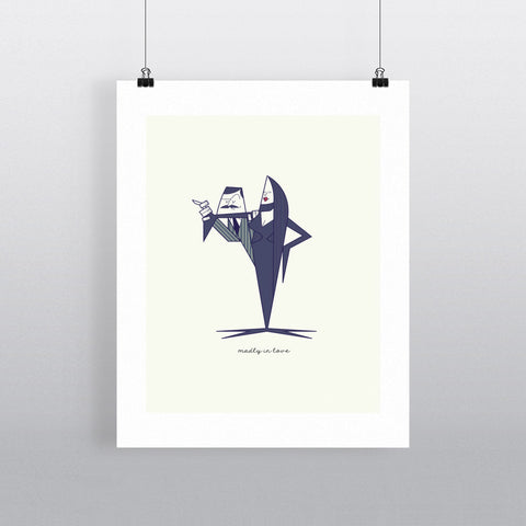 Madly In Love 24" x 32" Matte Mounted Print