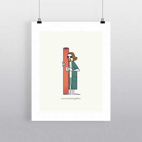We Are Tied Together 24" x 32" Matte Mounted Print