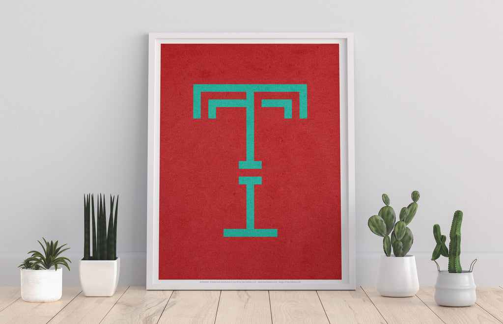 Letter T Alphabet - 11X14inch Premium Art Print