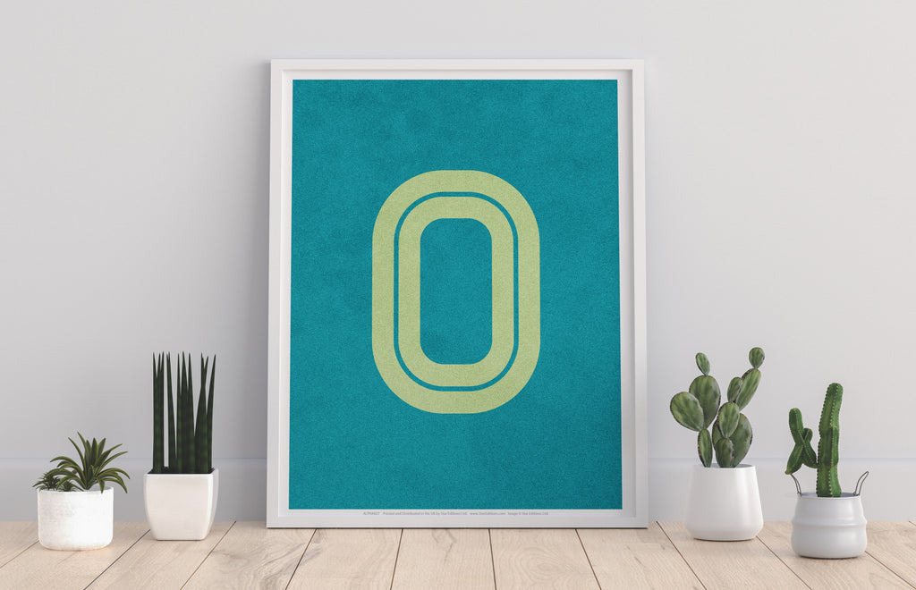 Number 0 - 11X14inch Premium Art Print
