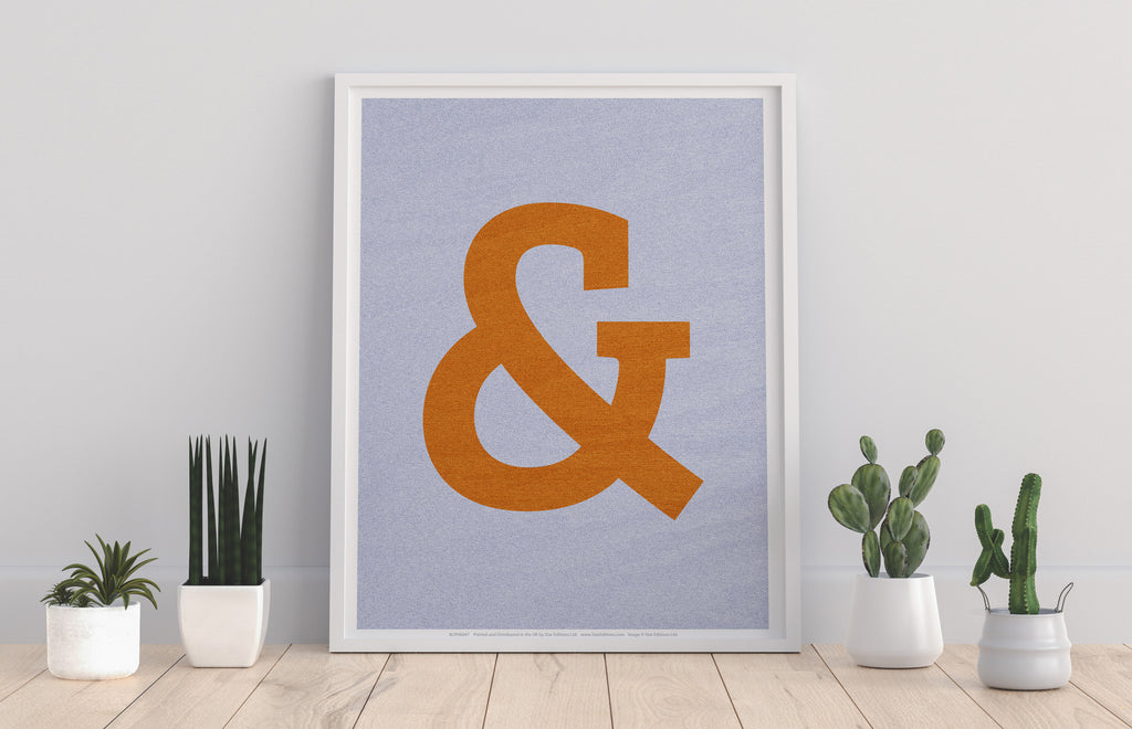 Ampersand Letters - 11X14inch Premium Art Print