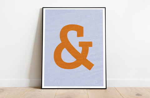 Ampersand Letters - 11X14inch Premium Art Print