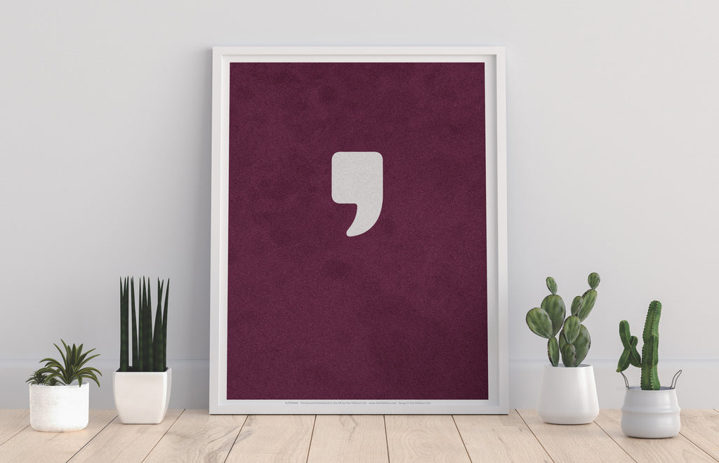 Apostrophe Letters - 11X14inch Premium Art Print