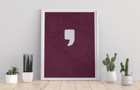 Apostrophe Letters - 11X14inch Premium Art Print