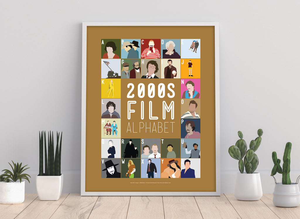 2000's Film Alphabet - 11X14inch Premium Art Print