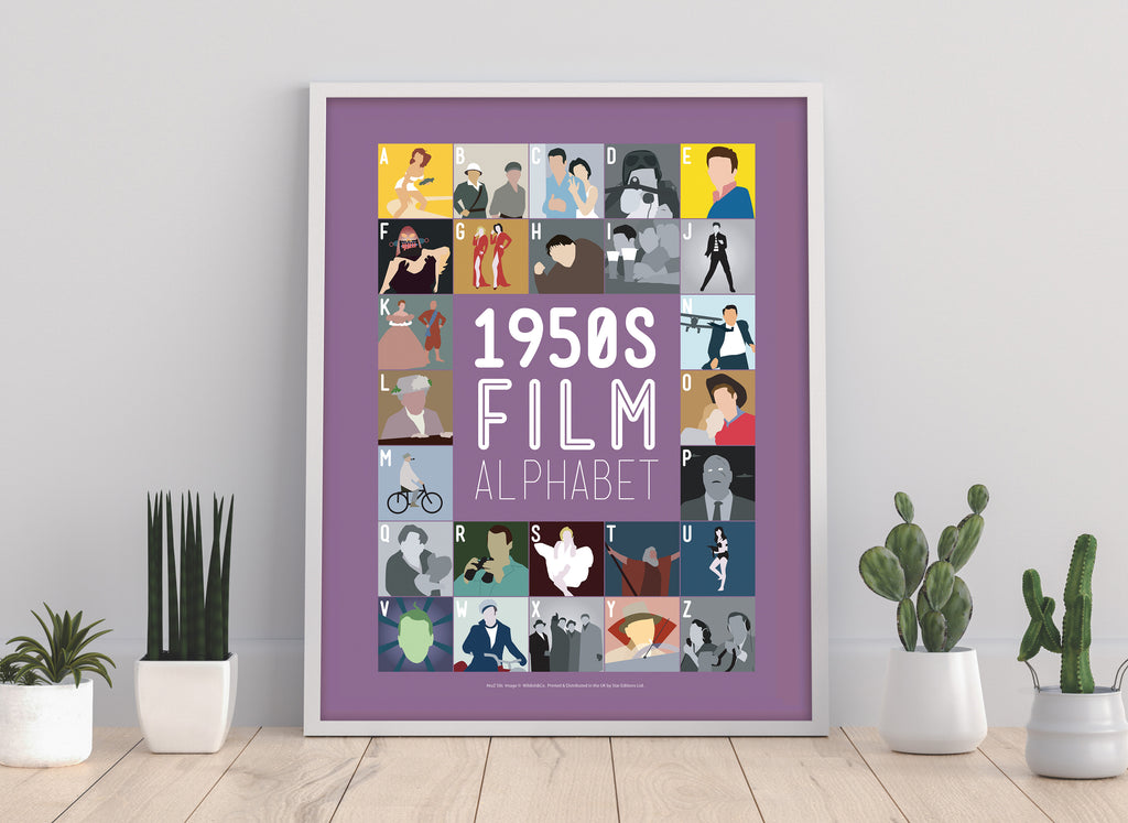 1950's Flim Alphabet - 11X14inch Premium Art Print