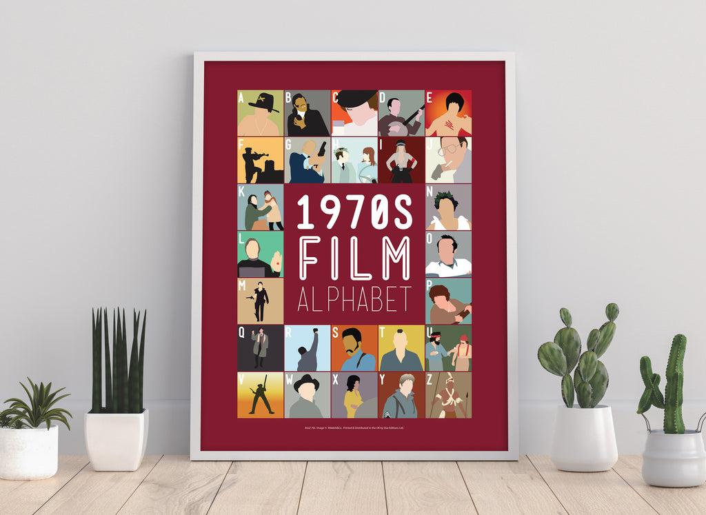 1970's Flim Alphabet - 11X14inch Premium Art Print