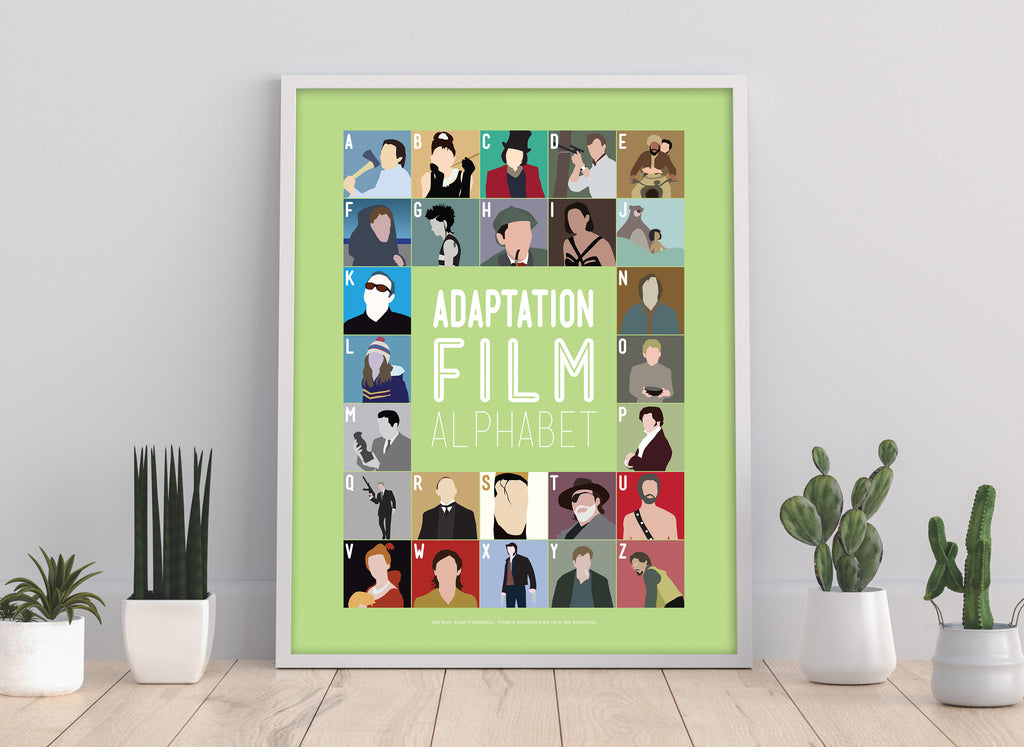 Adaptation Film Aphabet - 11X14inch Premium Art Print