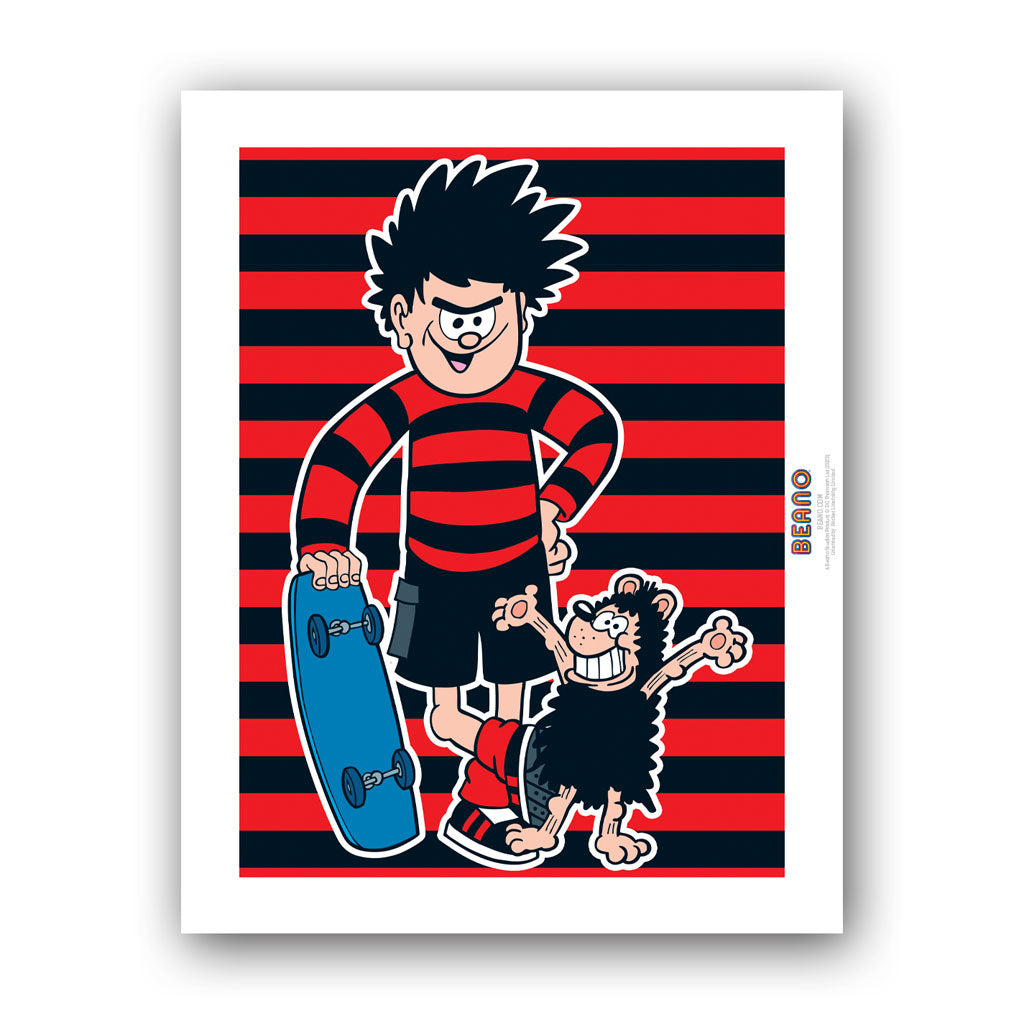 Dennis the Menace & Gnasher Art Print