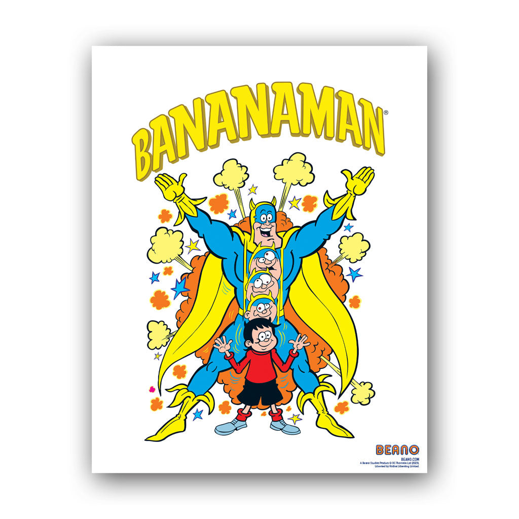 The Fruit-Powered Superhero Art Print