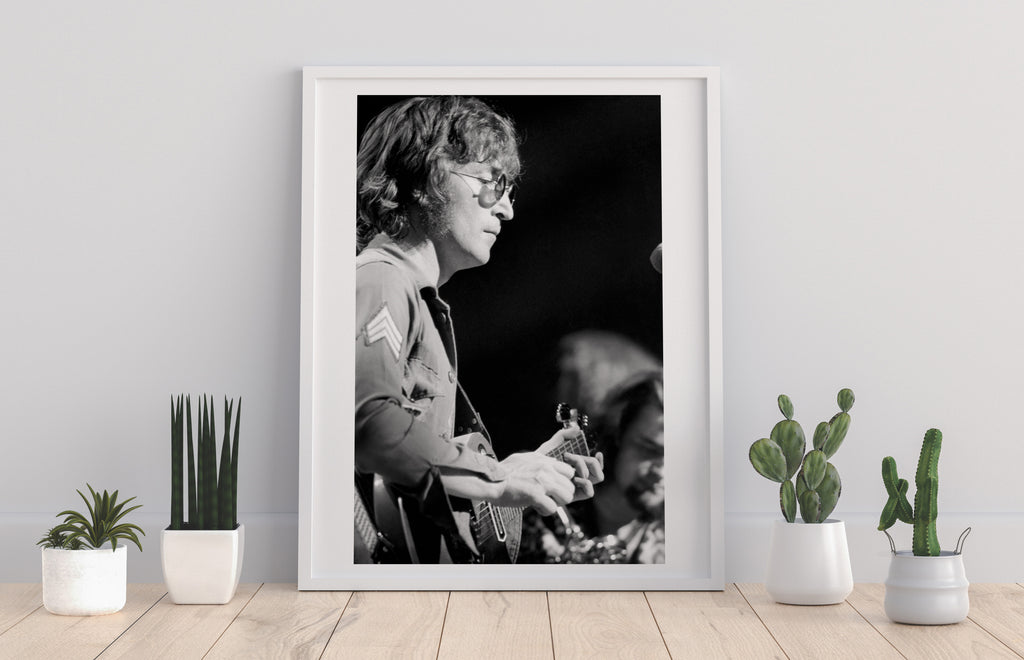 The Beatles - John Lennon Playing Guitar - 11X14inch Premium Art Print