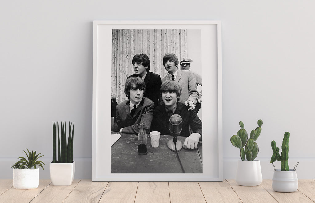 The Beatles - Band Photo - John Lennon Art Print